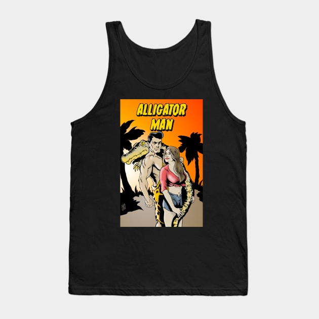 Alligator Man Tank Top by VanceCapleyArt1972